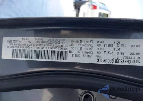 2014 Dodge Journey Limited z USA, uszkodzony, nr VIN 3C4PDDDG6ET166888